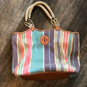 Tory Burch canvas tote bag
